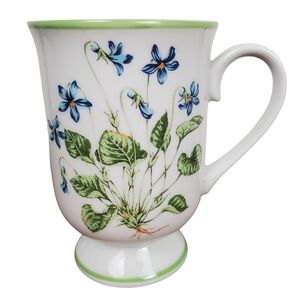 Royal Domino Collection Spring Violet Porcelain Mug. Made in Japan.